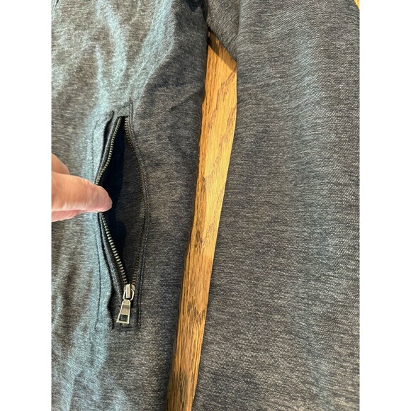 Vince Hooded Full Zip Parka Jacket Men’s Size S Black Snap Zip Pockets MSRP $645 - Picture 3 of 14